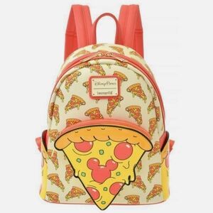 Loungefly Disney Parks Eats Mickey Mouse Pizza Mini Backpack
